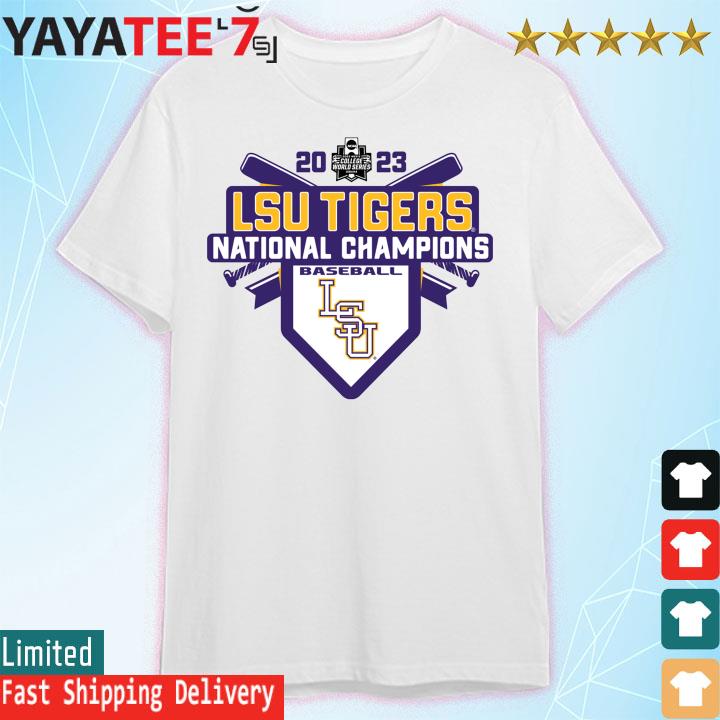 LSU Tigers Baseball 2023 Men College World Series Champions