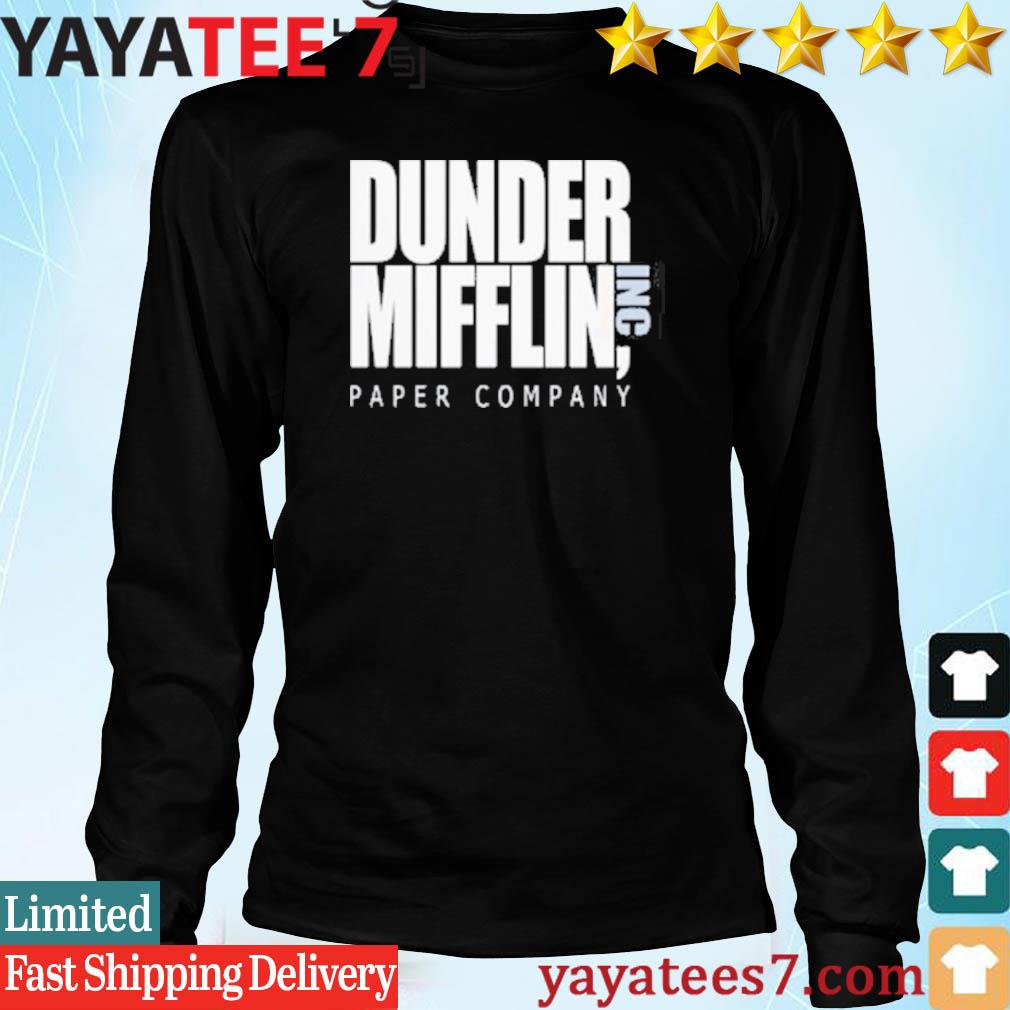 dunder mifflin long sleeve shirt