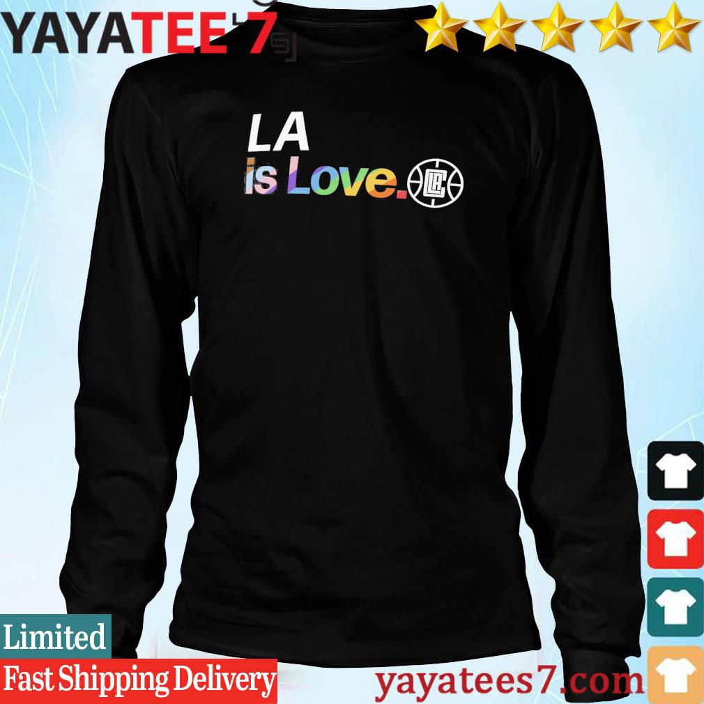 LA Clippers is love city pride team logo Shirt - Bring Your Ideas, Thoughts  And Imaginations Into Reality Today