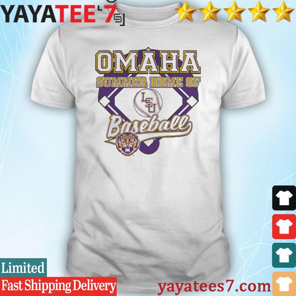 LSU Tigers Baseball Summer Home Omaha Garment Dyed T-Shirt, hoodie