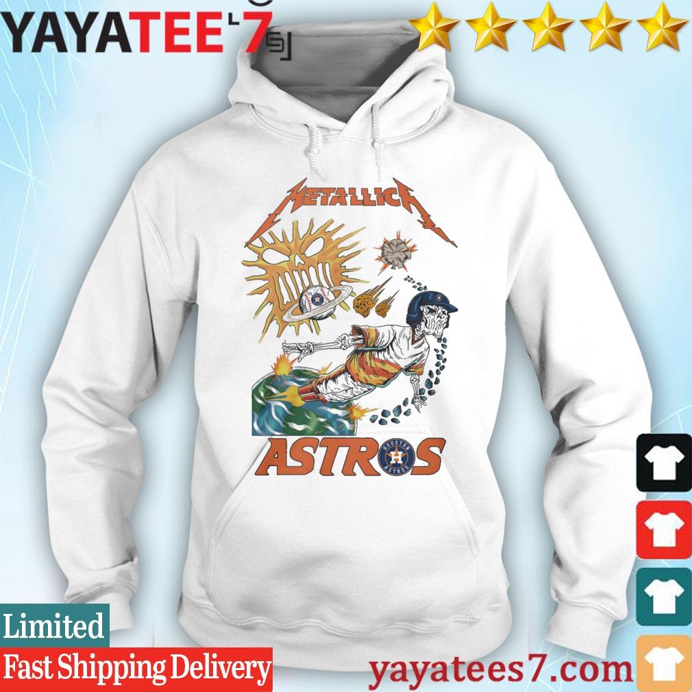 Metallica Houston Astros Space vintage shirt, hoodie, sweater