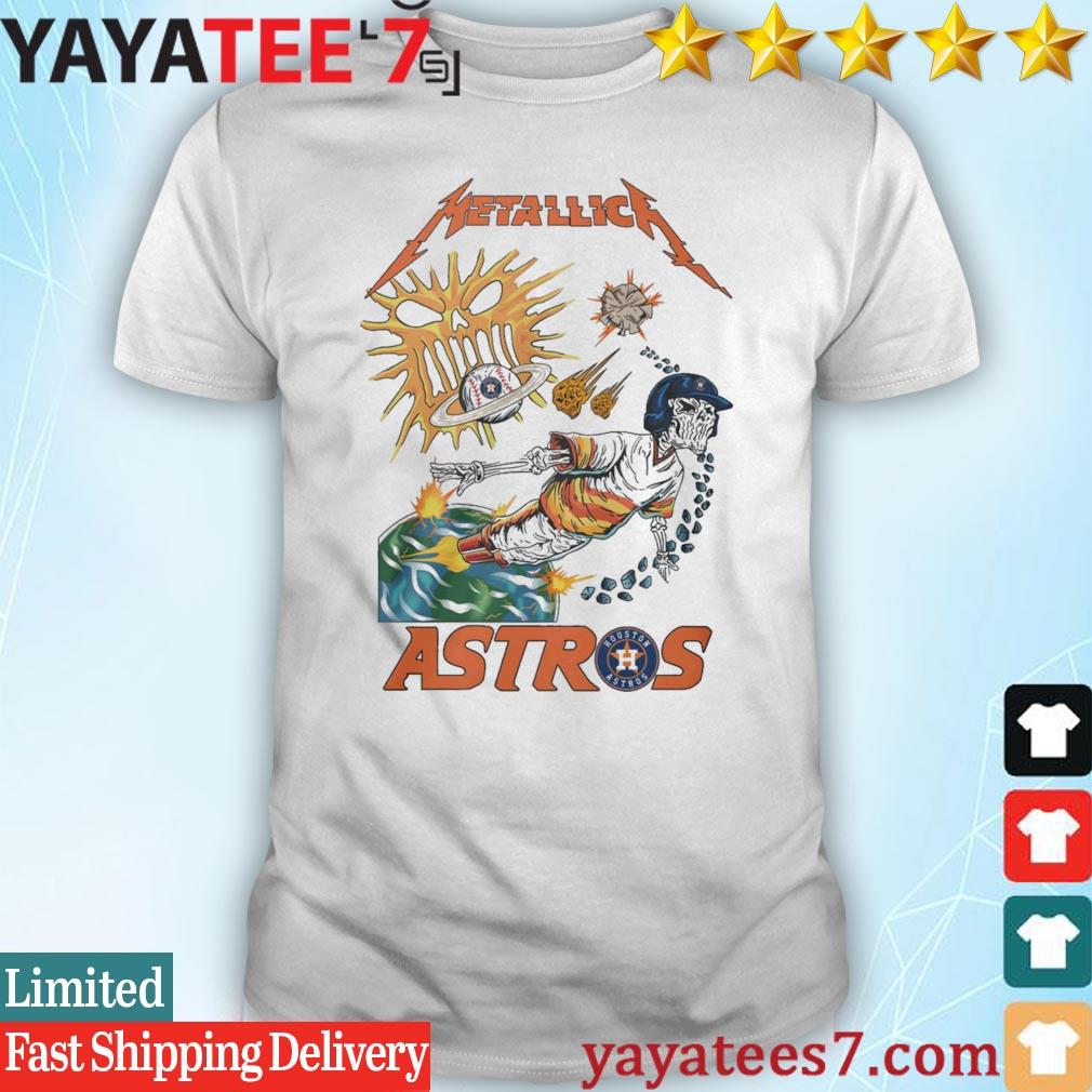 Metallica Houston Astros Space vintage shirt, hoodie, sweater, long sleeve  and tank top in 2023