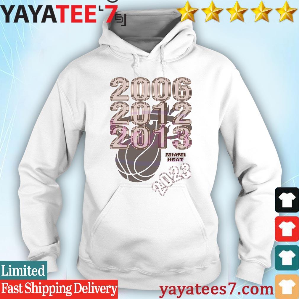 Miami Heat 2006 2012 2013 and 2023 NBA Championships shirt, hoodie,  sweater, long sleeve and tank top