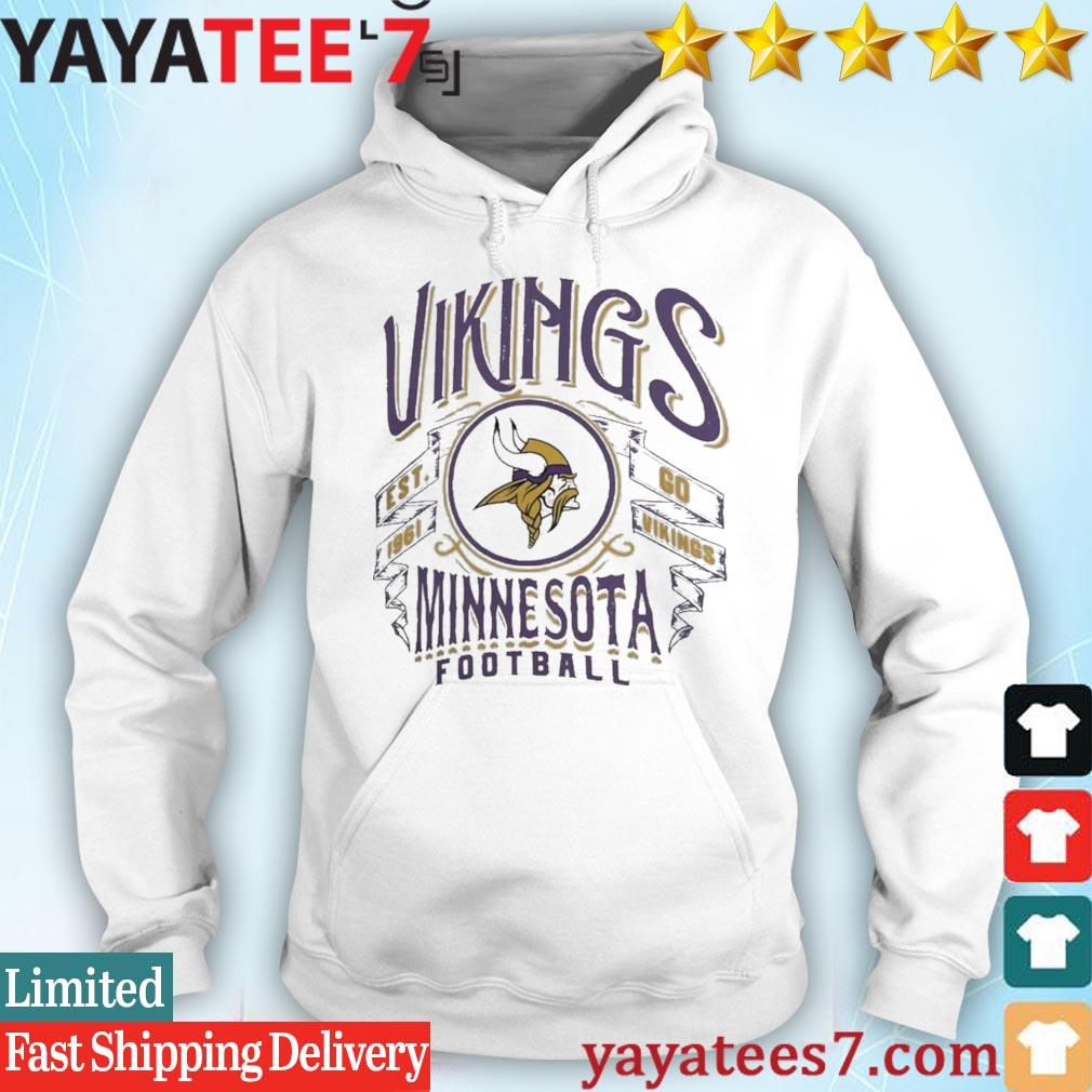 Men's NFL x Darius Rucker Collection by Fanatics White Minnesota Vikings Vintage Football T-Shirt Size: Small