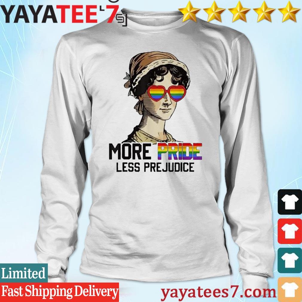 More Pride Less Prejudice Wear Glasses LGBT Gay Pride Month T-Shirt