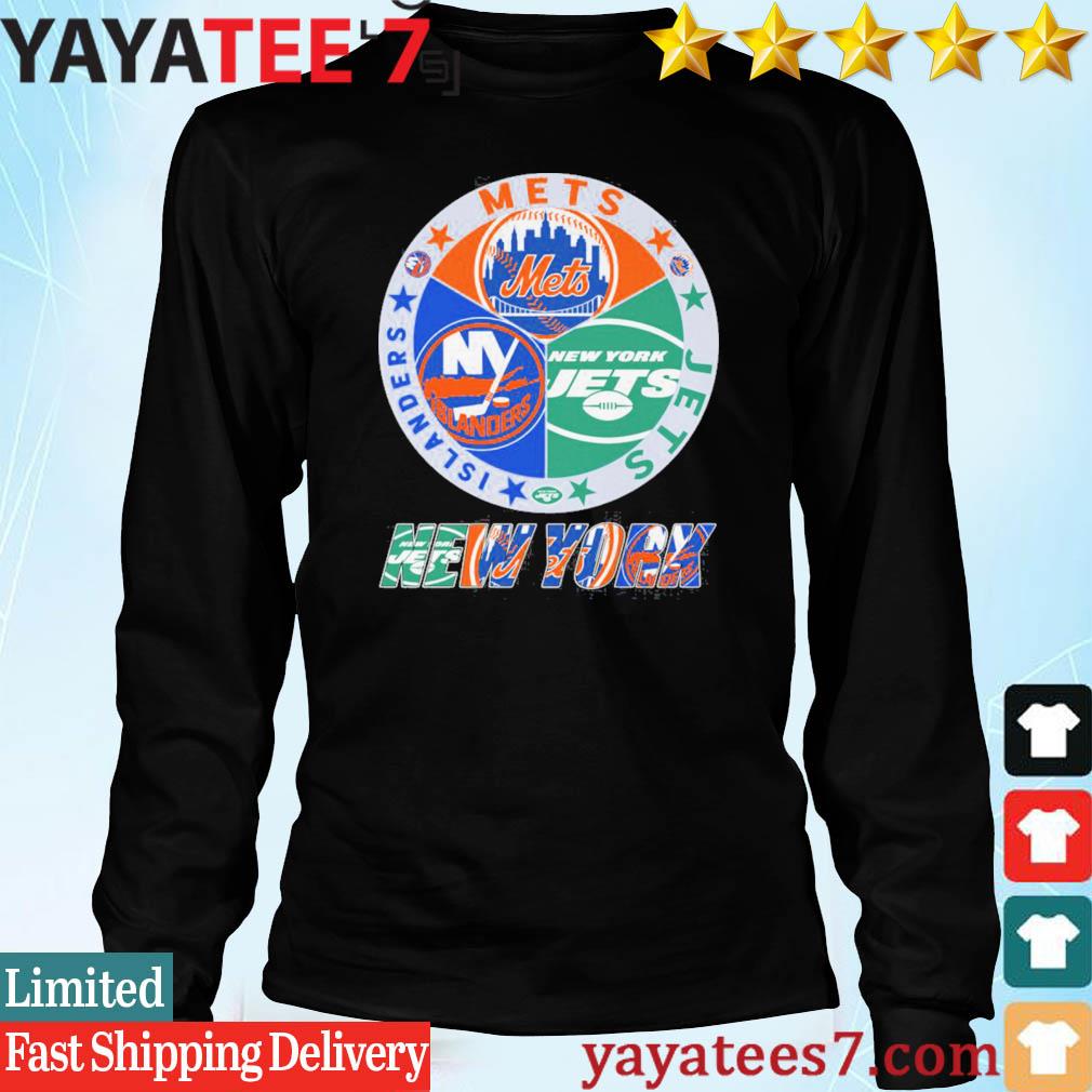 Mets jets store islanders shirt