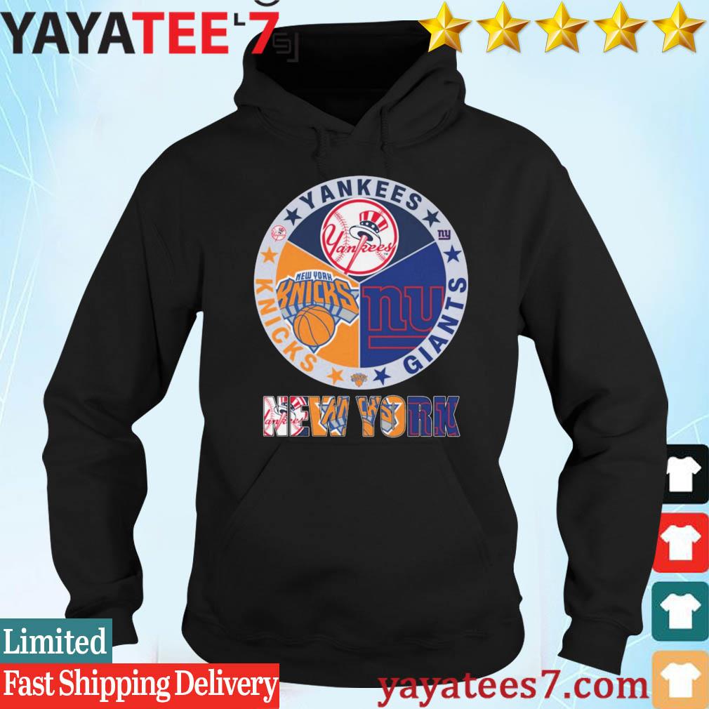 New York Sport Team Ny Yankees Ny Knicks And Ny Giants Shirt