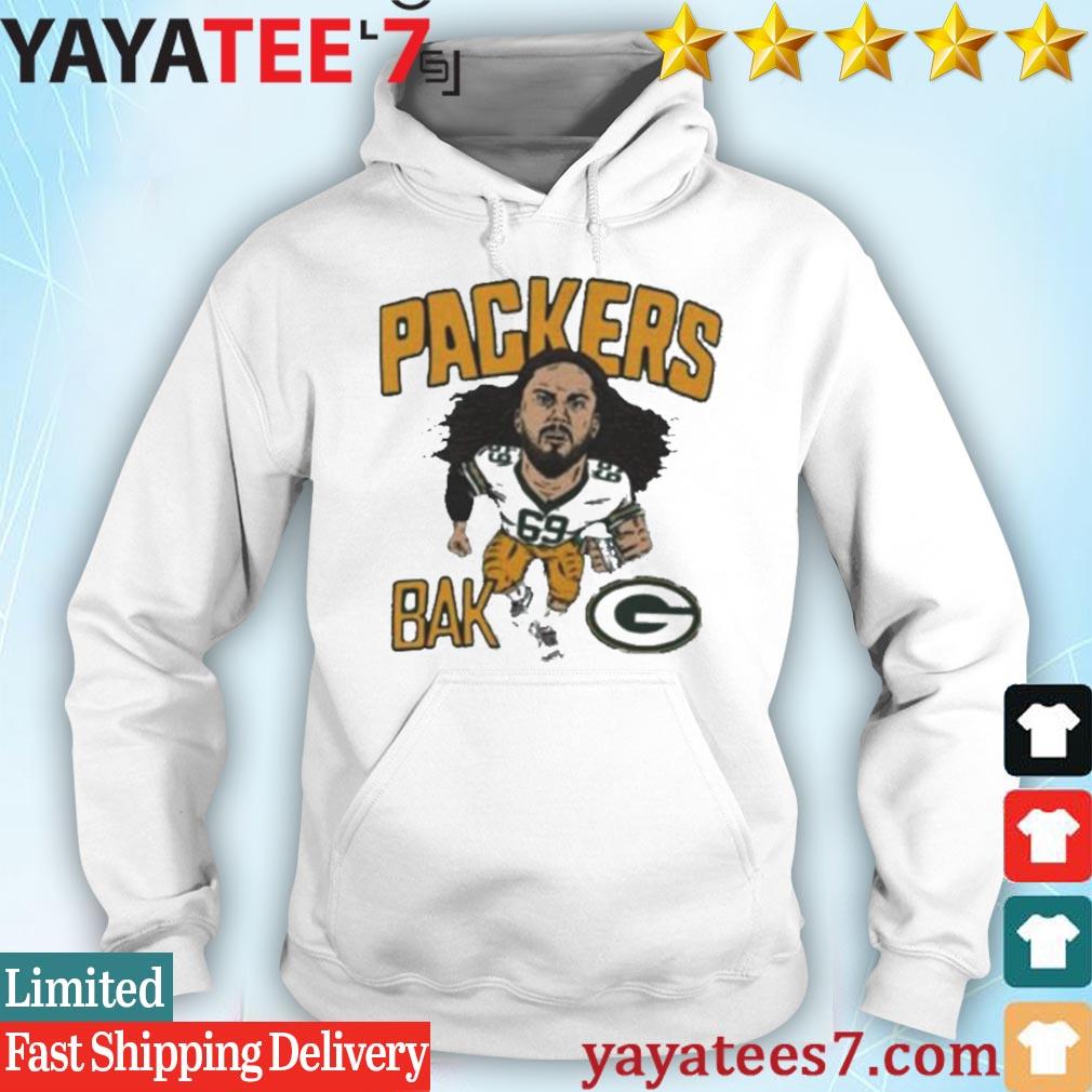 Packers Homage #69 Bak Shirt, hoodie, sweater, long sleeve and tank top