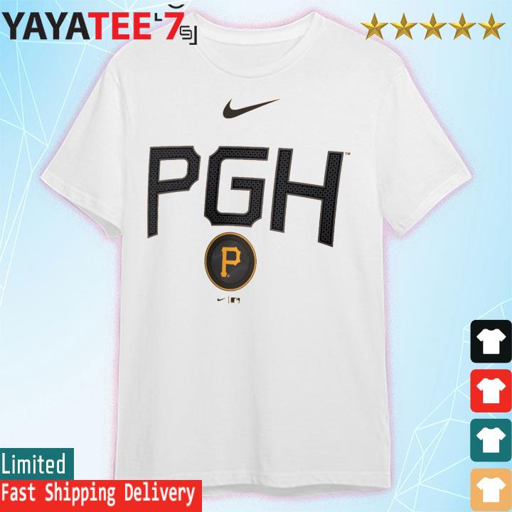 Pittsburgh Pirates Nike 2023 City Connect Large Logo T Shirt - Limotees