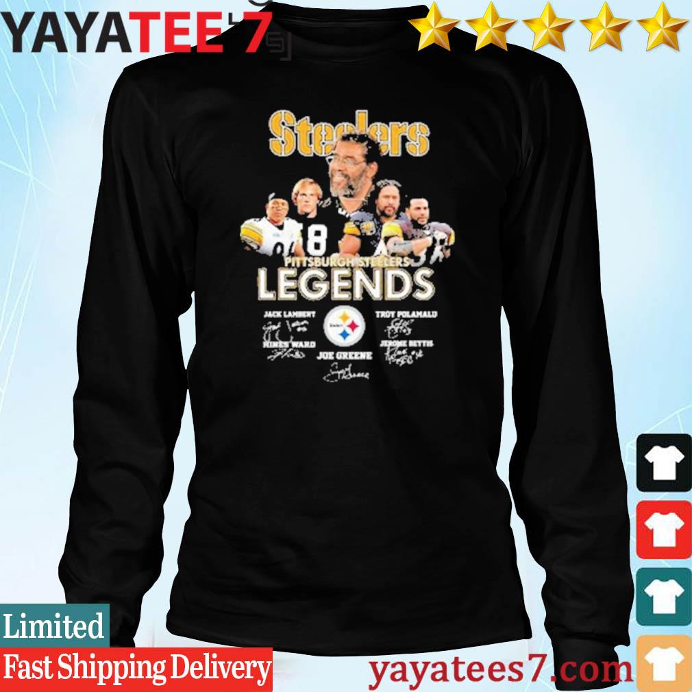 Pittsburgh Steelers Legends In History signatures shirt, hoodie, sweater,  long sleeve and tank top