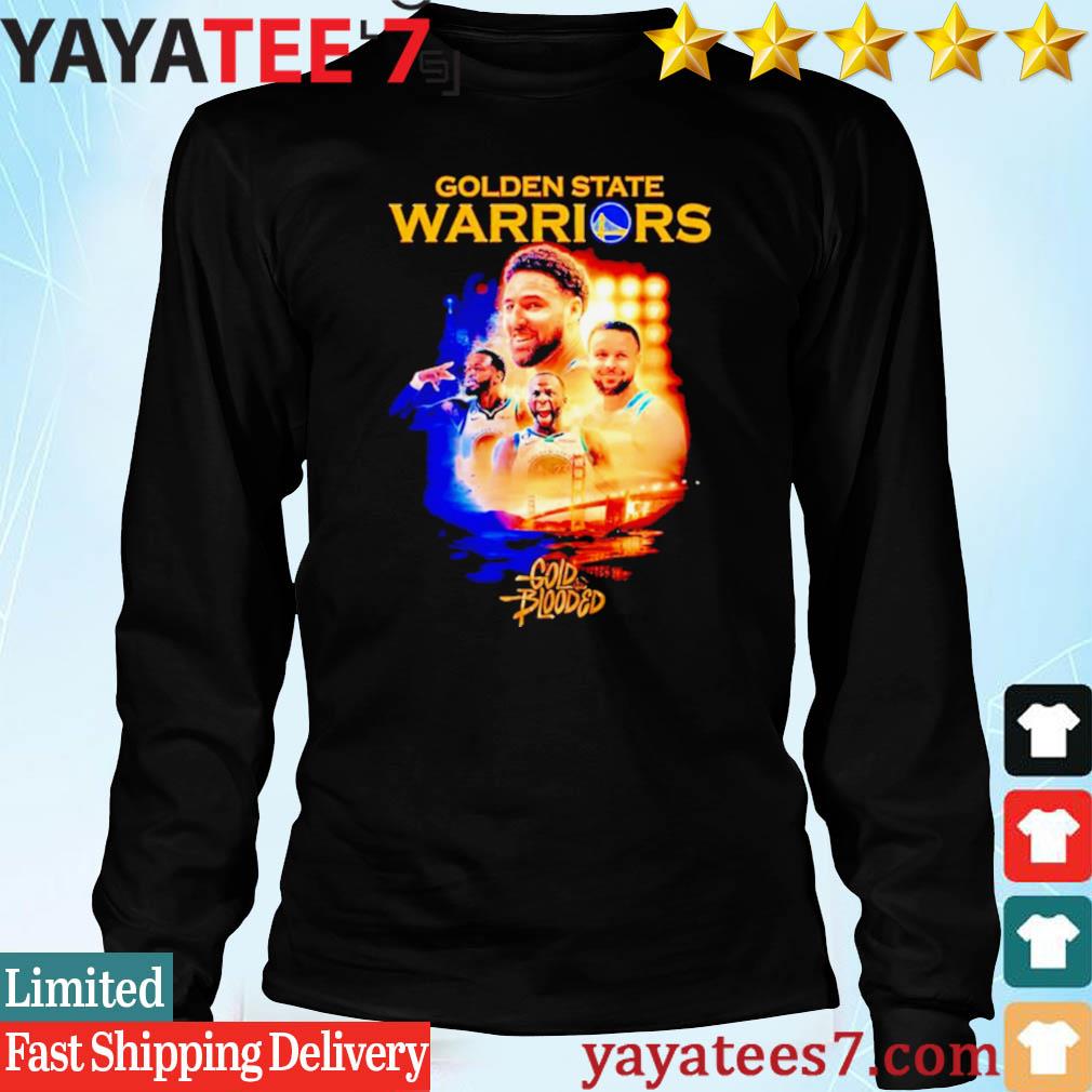 Golden State Warriors Gold Blooded Stephen Curry Klay Thompson Shirt -  Teeholly