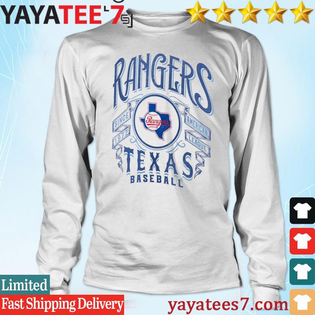 Texas Rangers Rucker Collection Distressed Rock T-Shirt, hoodie