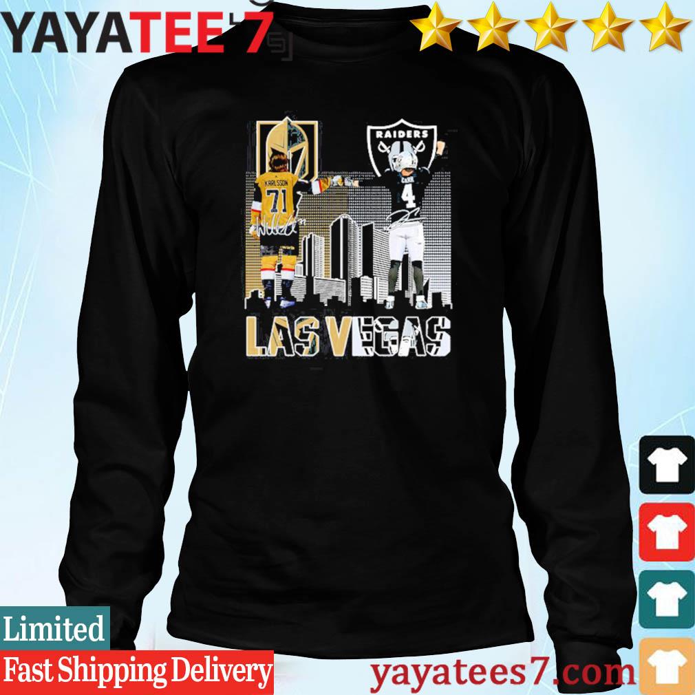 Vegas Golden Knights And Las Vegas Raiders Champion T Shirt - Growkoc