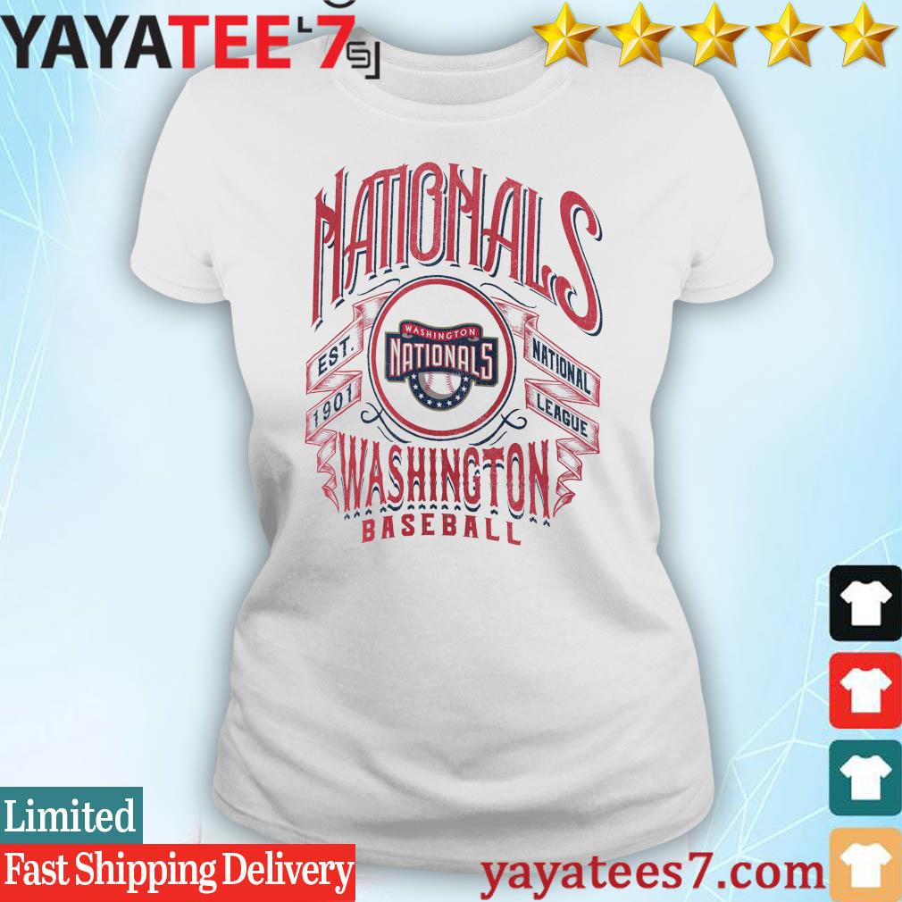 Washington Nationals Rucker Collection Distressed Rock T-Shirt