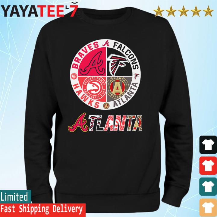 Atlanta Braves Atlanta Falcons and Hawks Logo Shirt, hoodie, sweater, long  sleeve and tank top