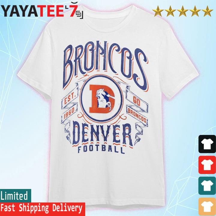 Official denver Broncos NFL x Darius Rucker Vintage Football T Shirt -  Limotees