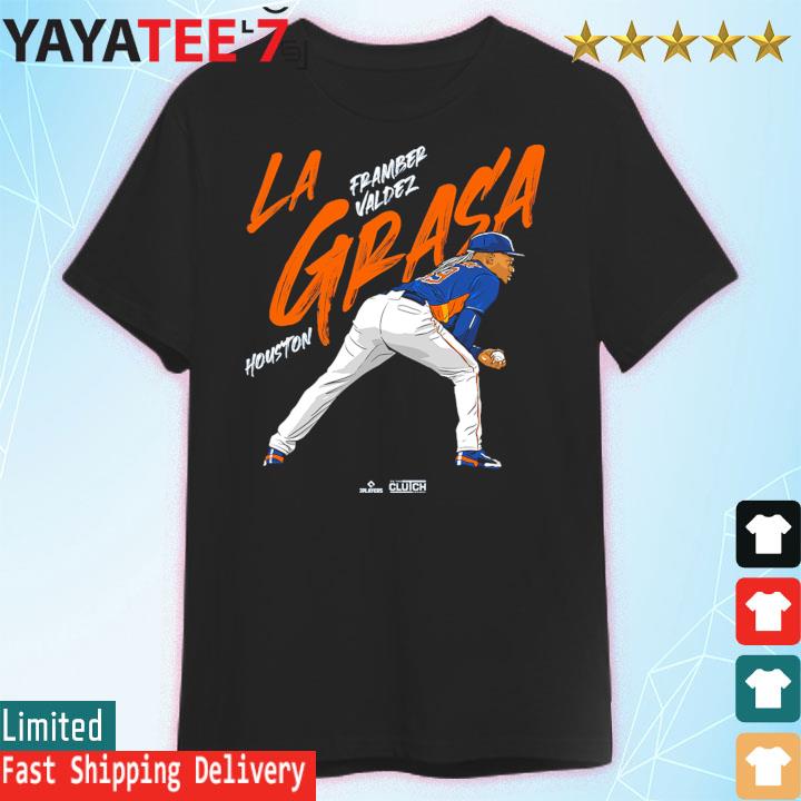 Framber Valdez: La Grasa No-No - Houston Baseball Long Sleeve T-Shirt