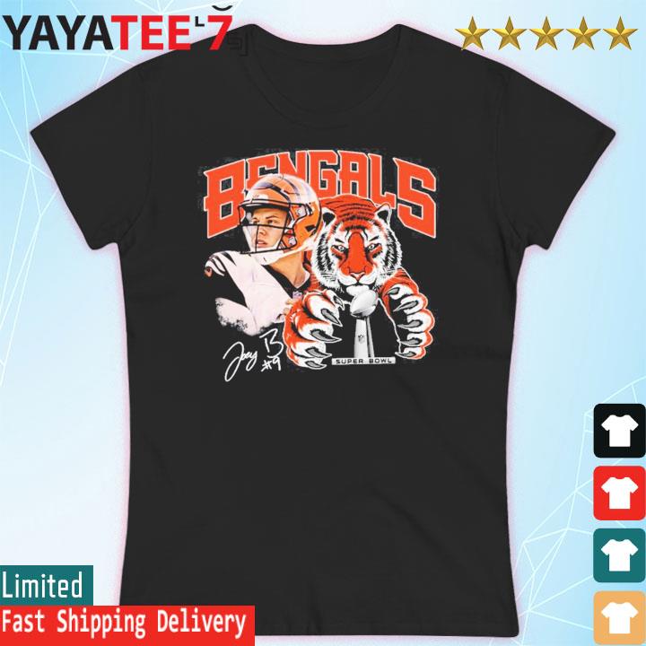 Men's Cincinnati Bengals Fanatics Branded Black Super Bowl LVI Bound Tilted  Roster T-Shirt