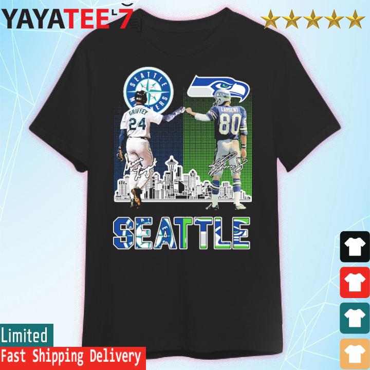 Ken Griffey Jr and Steve Largent Seattle City signatures shirt, hoodie,  sweater, long sleeve and tank top