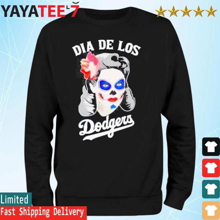 Los Angeles Dodgers Dia De Los Dodgers Skull Women New Shirt