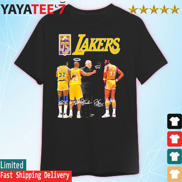 Los Angeles Lakers 75 Years Memories Shirt, hoodie, sweater, long