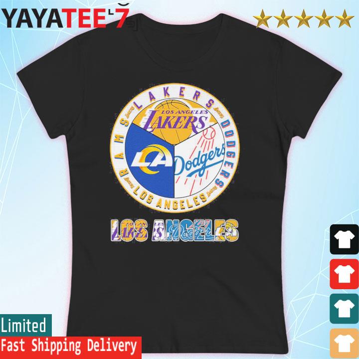 Official Los Angeles City Of Champions Dodgers Lakers Rams Kings  shirt,Sweater, Hoodie, And Long Sleeved, Ladies, Tank Top