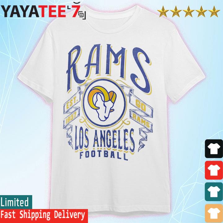 Los Angeles Rams NFL x Darius Rucker Vintage Football T-Shirt