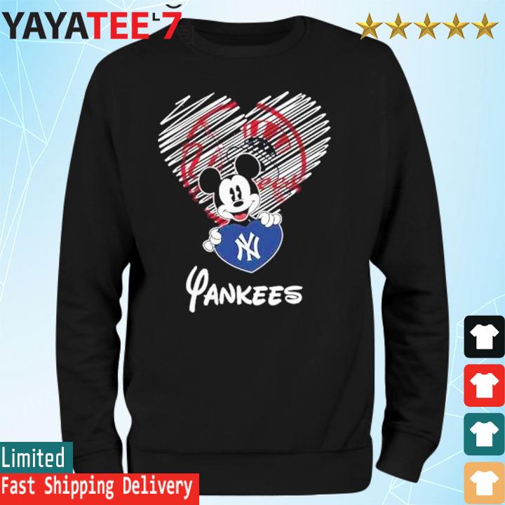 Mickey Mouse love New York Yankees logo 2023 shirt, hoodie