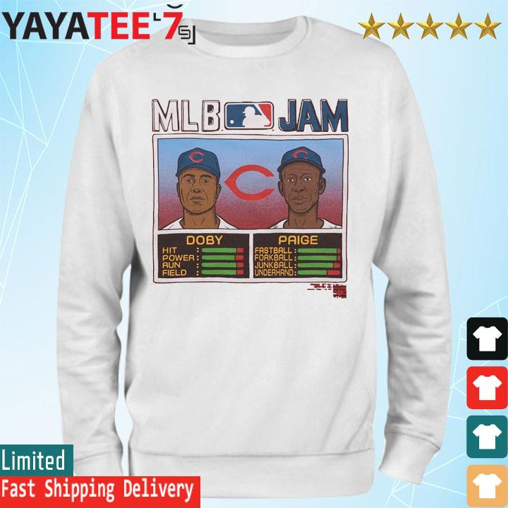 Mlb Jam Cleveland Larry Doby And Satchel Paige Logo Shirt, hoodie