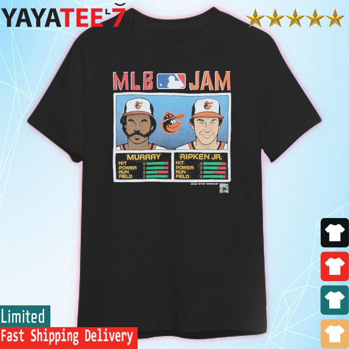 Official MLB Jam Orioles Murray And Ripken Jr. retro Shirt, hoodie