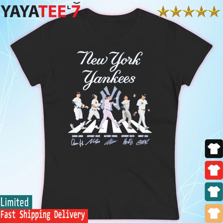 New York Yankees Aaron Judge. Anthony Volpe, Gleyber Torres, Anthony and  Gerrit Cole Abbey Road Shirt, hoodie, sweater, long sleeve and tank top