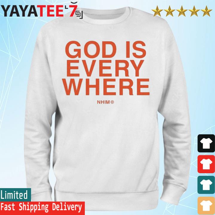 God Is Everywhere Tee (Large/OFF White) by Nhim Apparel