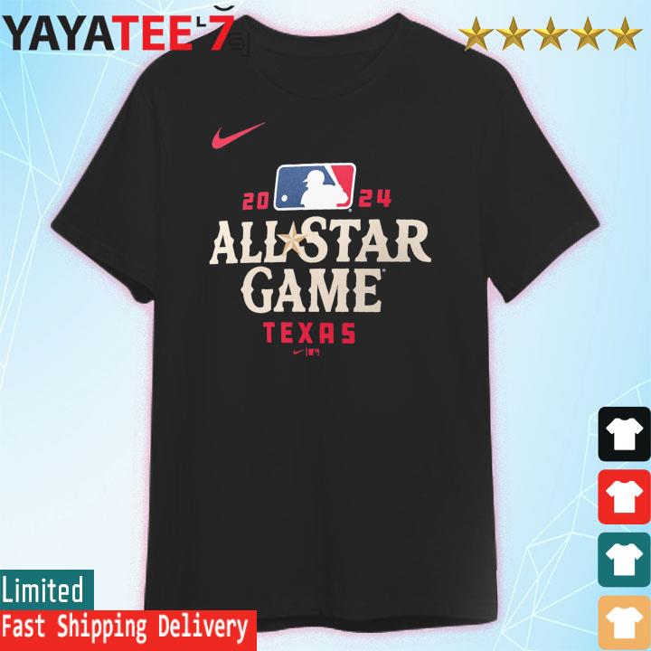 Men's Nike Red 2024 MLB All-Star Game Wordmark T-Shirt Size: Large
