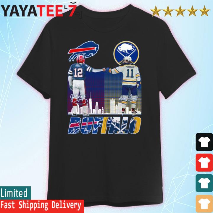 Buffalo Bills Kelly And Sabres Perreault City Champion T Shirt