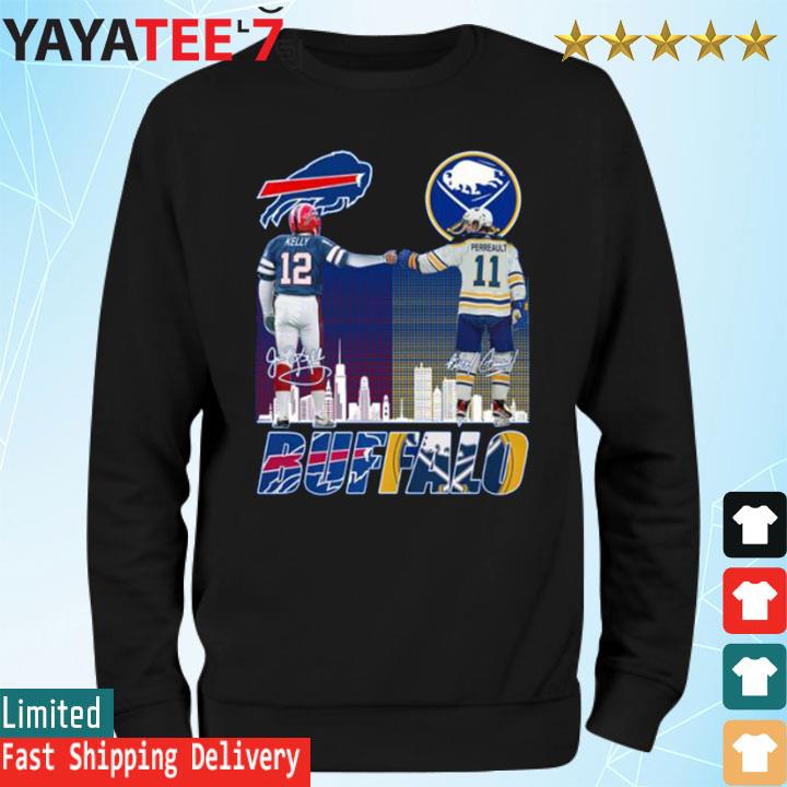 Official buffalo Bills Kelly And Sabres Perreault City Champion T Shirt,  hoodie, sweater, long sleeve and tank top