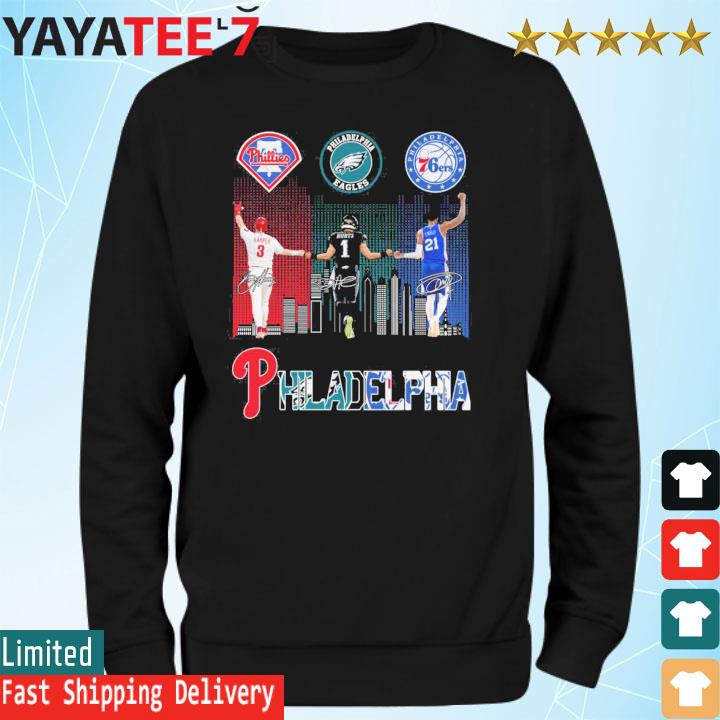 Philadelphia Phillies Harper Eageles Hurts And 76ers Embiid T