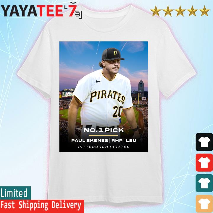 Pittsburgh Pirates' No. 1 Pick Paul Skene's 2023 Mlb Shirt