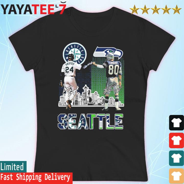 Original seattle Mariners Griffey And Seahawks Largent City Champion Shirt,  hoodie, sweater, long sleeve and tank top