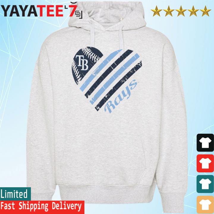 Tampa Bay Rays G-III 4Her by Carl Banks White Baseball Girls Fitted Shirt,  hoodie, sweater, long sleeve and tank top