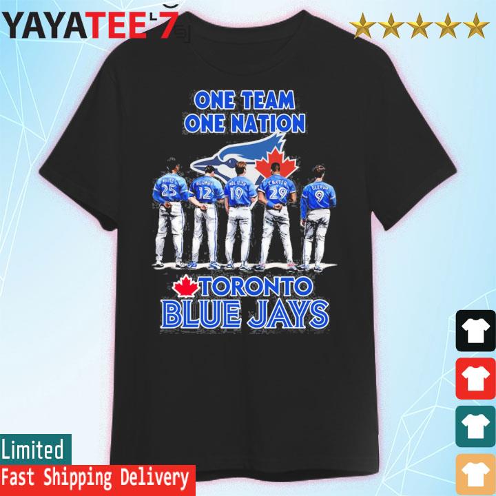 Toronto Blue Jays one team one nation shirt, hoodie, sweater, long