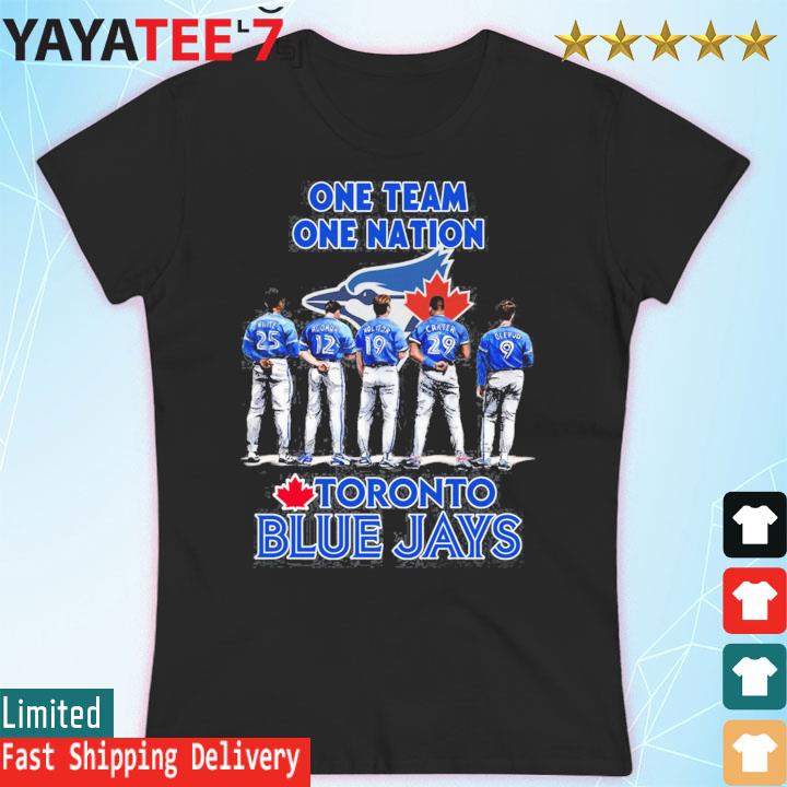 Toronto Blue Jays one team one nation shirt, hoodie, sweater, long sleeve  and tank top