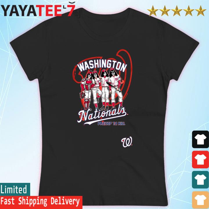 Washington Nationals T-Shirt from Homage. | Red | Vintage Apparel from Homage.