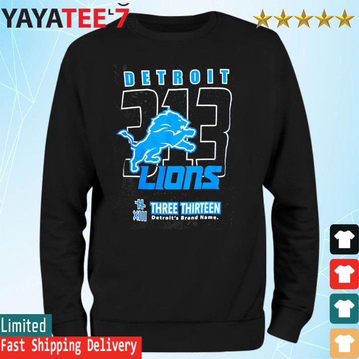 2023 Detroit Lions Three Thirteen Area Code T-shirt,Sweater, Hoodie, And  Long Sleeved, Ladies, Tank Top