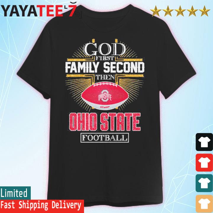 God First Family Second Then Los Angeles Angels Baseball T-Shirt