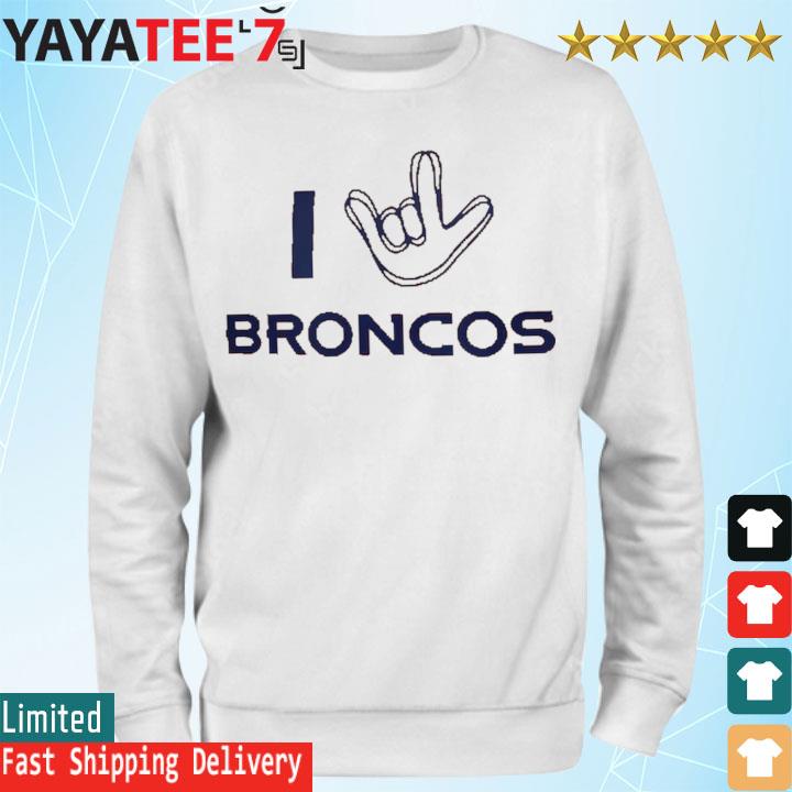 Denver Broncos Homage The NFL ASL Collection by Love Sign Tri