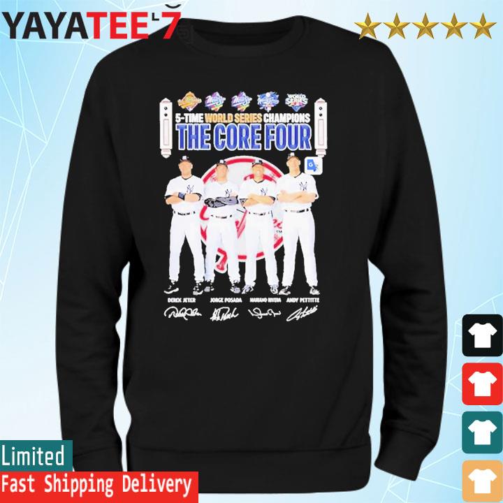 The Core Four New York Yankees 5 Time Shirt, hoodie, sweater, long sleeve  and tank top