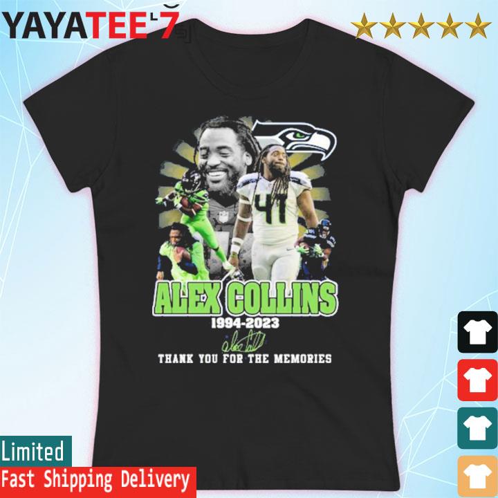 Alex Collins 1994 2023 Memories Seatle Seahawks NFL Shirt, hoodie, sweater,  long sleeve and tank top