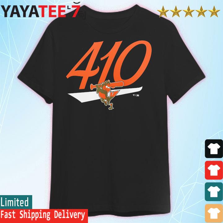 Official Baltimore orioles the 410 2023 T-shirt, hoodie, tank top, sweater  and long sleeve t-shirt