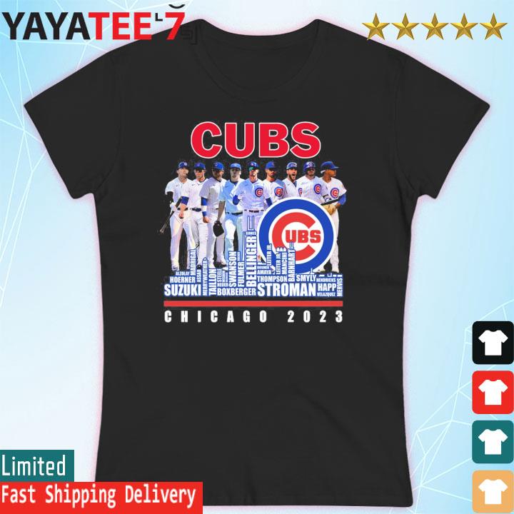 Official Chicago Cubs 2023 Baseball Team Names Skyline Shirt, hoodie,  sweater, long sleeve and tank top