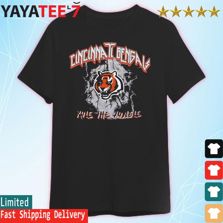 Official cincinnati Bengals Rule The Jungle T-Shirt, hoodie, sweater, long  sleeve and tank top